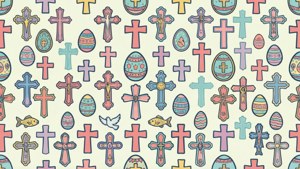 Easter Pattern Crosses