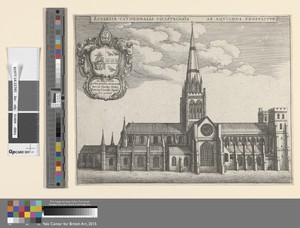 Ecclesiae Cathedralis Cicestrensis ab Aquilone Prospectus