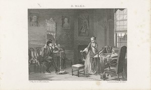Echtpaar in een interieur