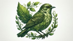 Eco Leaf Bird