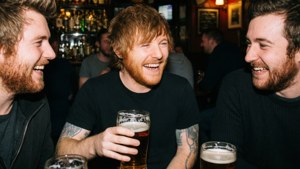 Ed Sheeran Having a Pint