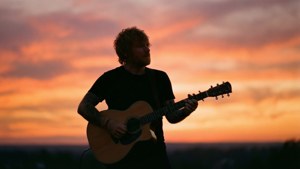 Ed Sheeran Sunset Silhouette