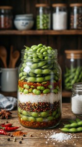 Edamame in a Jar