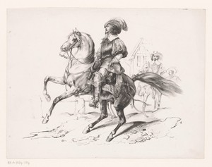 Edelman te paard