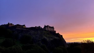 Edinburgh Castle Sunset
