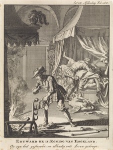 Eduard II van Engeland vermoord in zijn slaapkamer, 1327