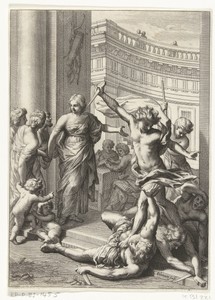 Een bloedbad aan de poort van een tempel