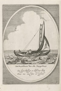 Een Buiksloterveer of steigerschuit, 1642