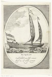 Een speeljacht, 1642