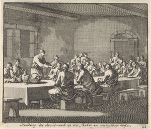 Eenvoudige viering van het avondmaal