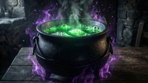 Eerie Cauldron Glow
