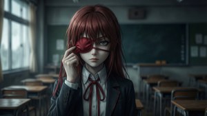 Eerie Classroom Solitude