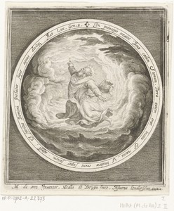 Eerste dag van schepping: God schept hemel en aarde