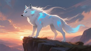 Eevee as White Wolf