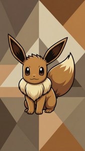 Eevee Geometric SVG