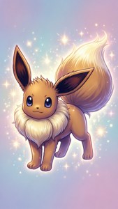 Eevee Sparkle Silhouette