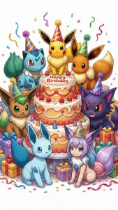 Eeveelutions Birthday Party