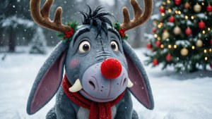 Eeyore Christmas Reindeer