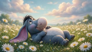 Eeyore in Daisies