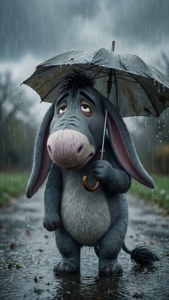 Eeyore in the Rain