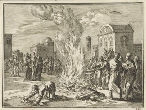 Efeziërs verbranden hun boeken in het openbaar