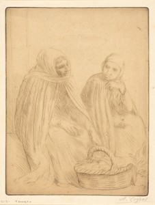 Egg-sellers, 1st plate (Les marchandes d'oeufs)