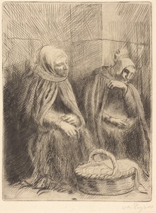 Egg-sellers, 1st plate (Les marchandes d'oeufs)