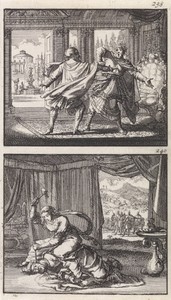 Eglon door Ehud gedood / Jaël doodt Sisera