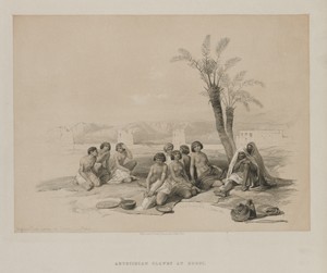 Egypt and Nubia, Volume I: Abyssinian Slaves Resting at Korti-Nubia