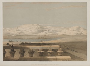 Egypt and Nubia, Volume I: Libyan Chain of Mountains, from the Temple of Luxor