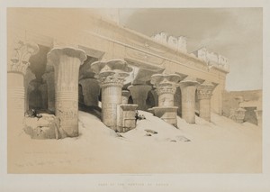 Egypt and Nubia Volume I: Portico of the Temple Edfou, Upper Egypt