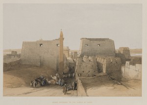 Egypt and Nubia, Volume II: Grand Entrance to the Temple of Luxor