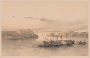 Egypt and Nubia:  Volume II - No. 28, General View of Asouan and the Island of Elephantine