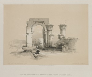 Egypt and Nubia, Volume II: Ruins - Temple on the Island of Biggeh, Nubia