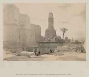 Egypt and Nubia, Volume III: Gate of Victory and Minaret of the Mosque El Hakim