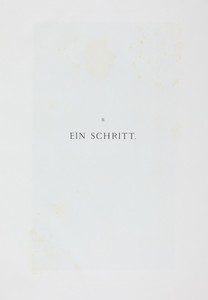 Ein Schritt (A Step)