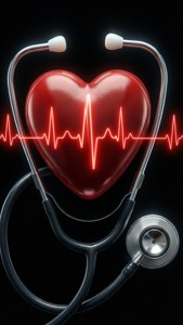 EKG Stethoscope Heart