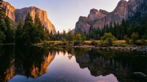 El Capitan Sunset Reflection