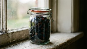 Elderberry Jar Windowsill