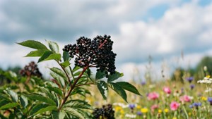 Elderberry Summer Wildflowers