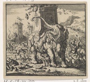 Eleazar doodt de gewapende olifant