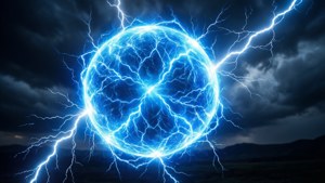 Electric Blue Orb