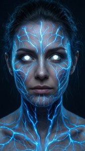 Electric Veins Portrait
