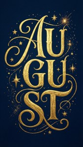 Elegant August Quote