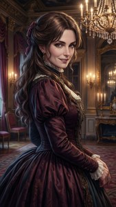 Elegant Ballroom Gaze