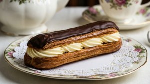 Elegant Chocolate Eclair