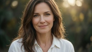 Elegant Close-Up Portrait