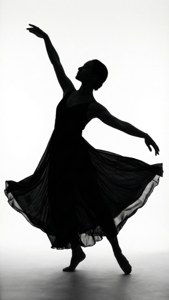 Elegant Dancer Silhouette