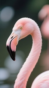 Elegant Flamingo Portrait