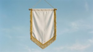 Elegant Gold Fringe Banner
